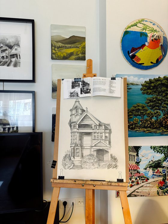 Sketch of Queen Anne House