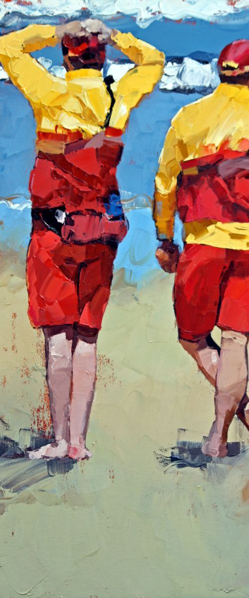 Two Lifeguards II by Claire McCall