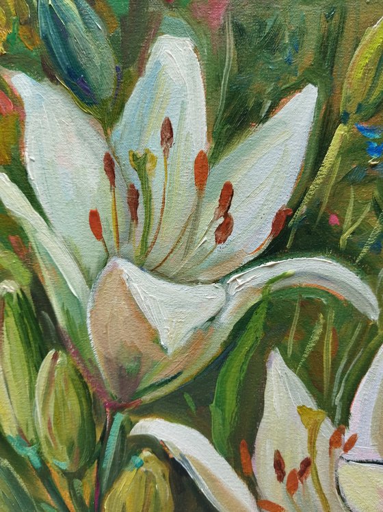 White Lilies