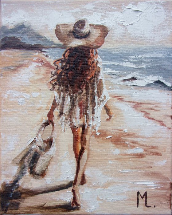 " BEACH WALK GIRL "