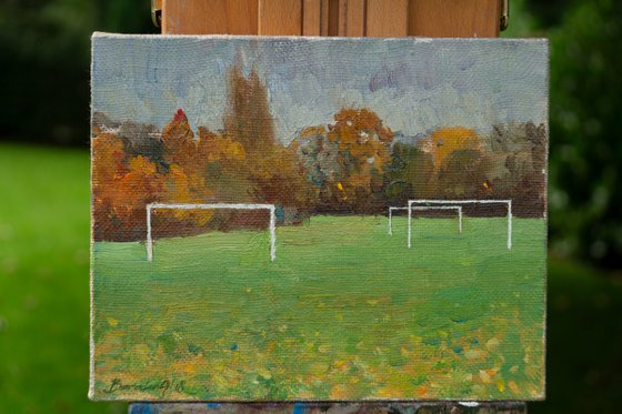 Autumn on the football fields