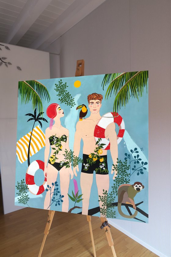 Swimmers - Bob and Amanda - Deep Blue