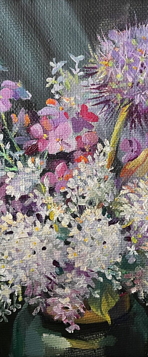 Lilac and phlox by Natalia Veyner
