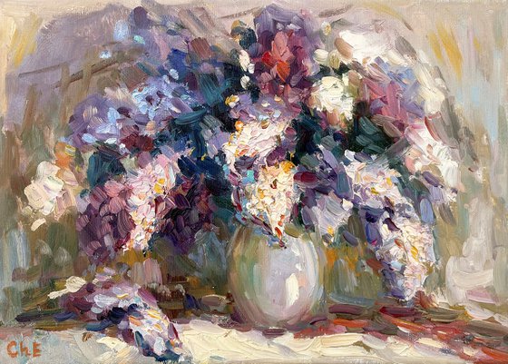 Still life with lilacs