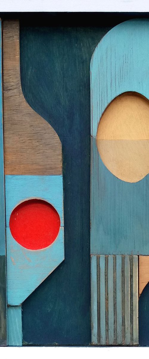 Relief In Turquoise by Liam Hennessy