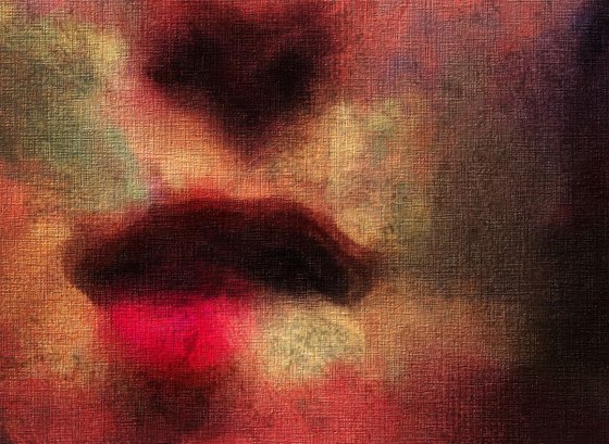 Digital Painting of Sensual Erotic Woman. - I can afford it! - Limited Edition Prints of (7) on 240gsm Mat photo paper.