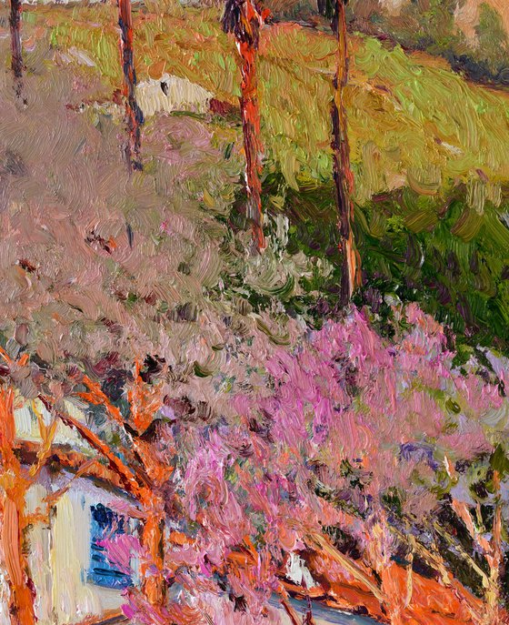 Landscape with Blue Door