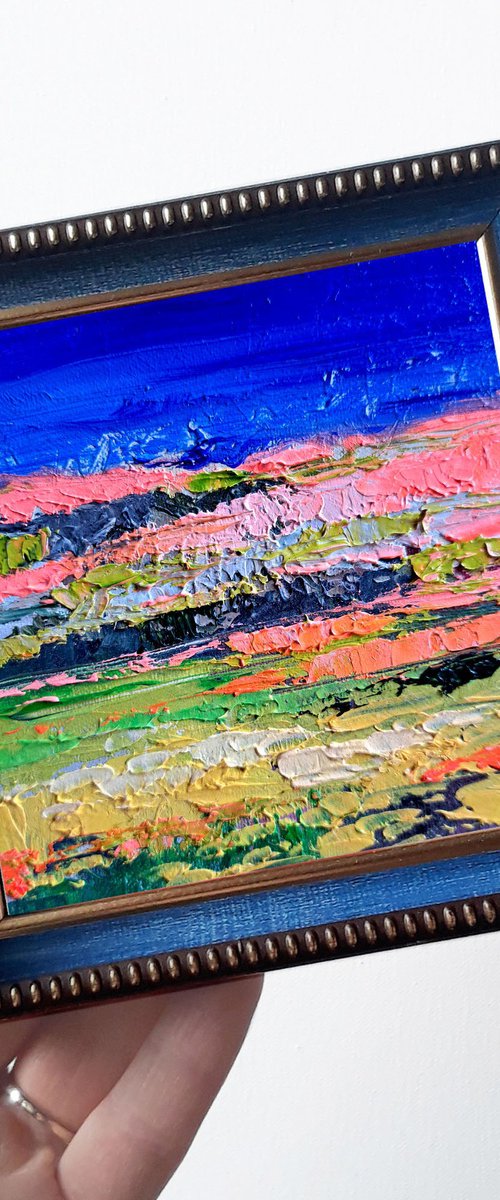 Abstract painting by Nataly Derevyanko