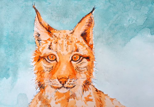 "Cute lynx" by Marily Valkijainen