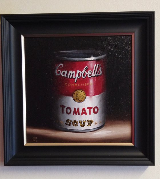 Tomato soup tin still life #2