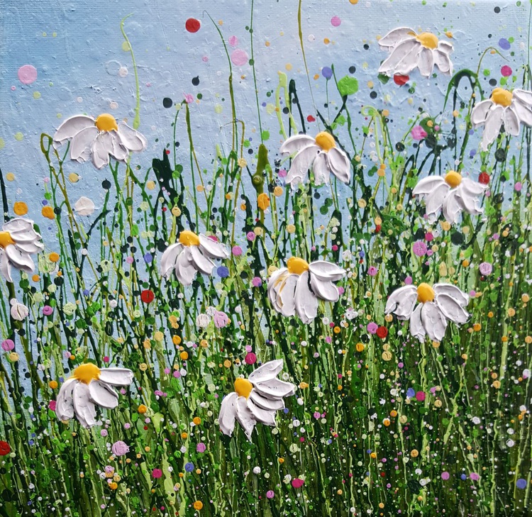 Daisy Meadow Delight By Lucy Moore Artfinder