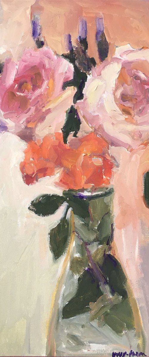 Summer Roses and Lavender by Arun Prem