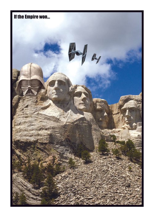 if the empire won... Mt Rushmore by Mr B