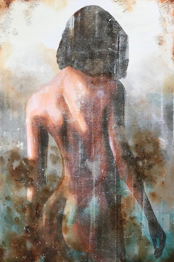 nude figure (120 x 80 cm) Dee Brown