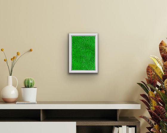 Fluorescent cactus (on paper, unframed)