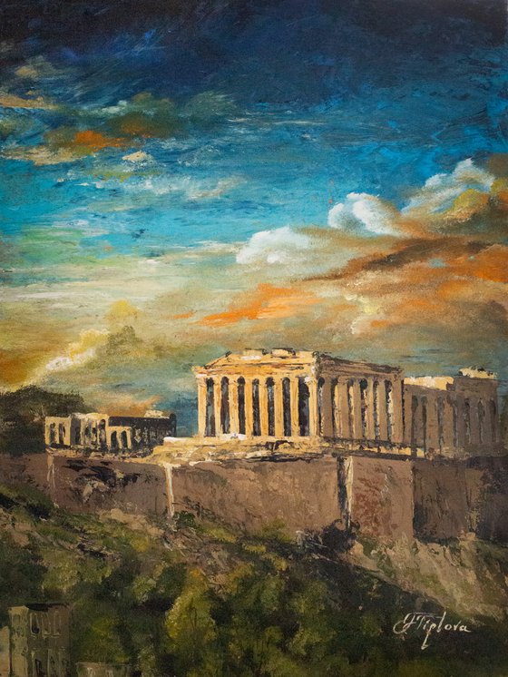 " THE ACROPOLIS". ATHENS.