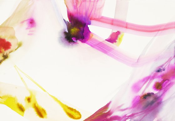 Innesti 24 - Abstract floral watercolor