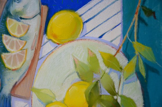 still life with fish
