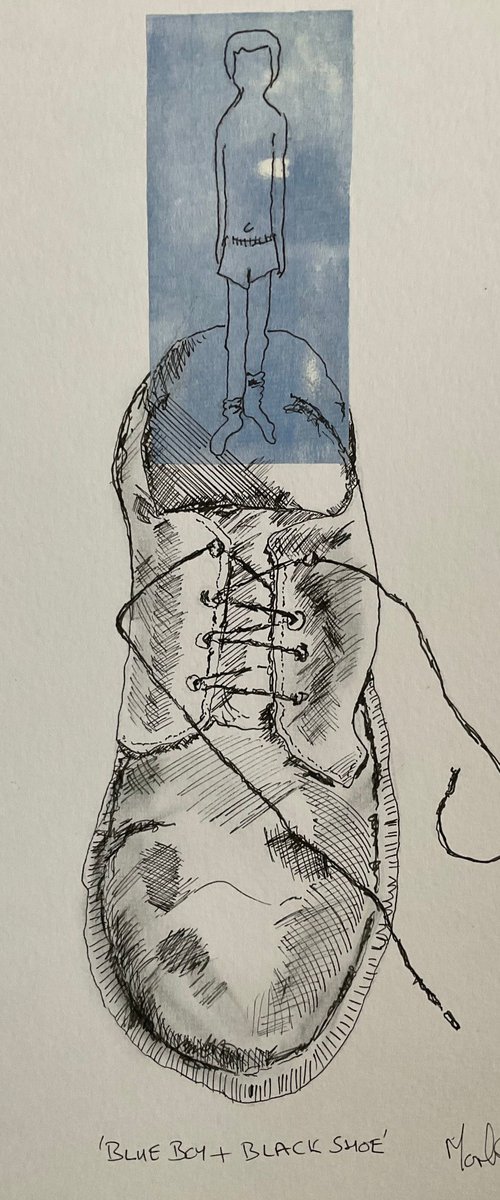Blue Boy and Black Shoe by Mark Thirlwell