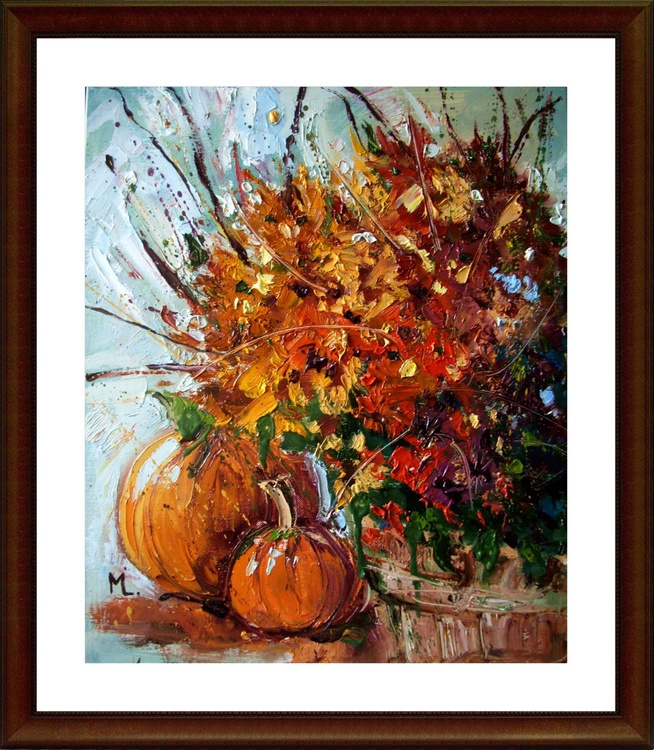 Autumn Colours Abstract Original Oil Painti Artfinder