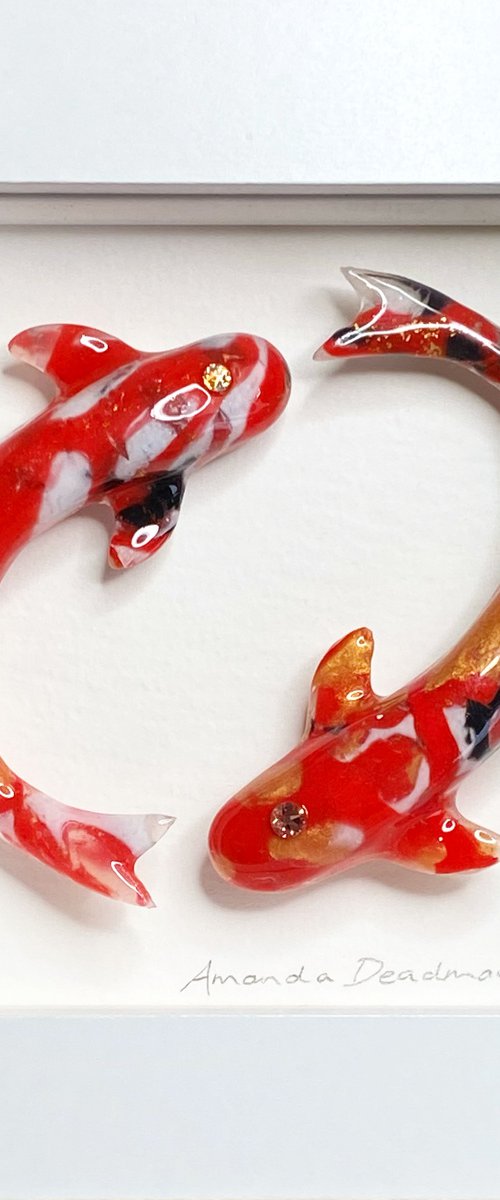 Two Koi by Amanda Deadman