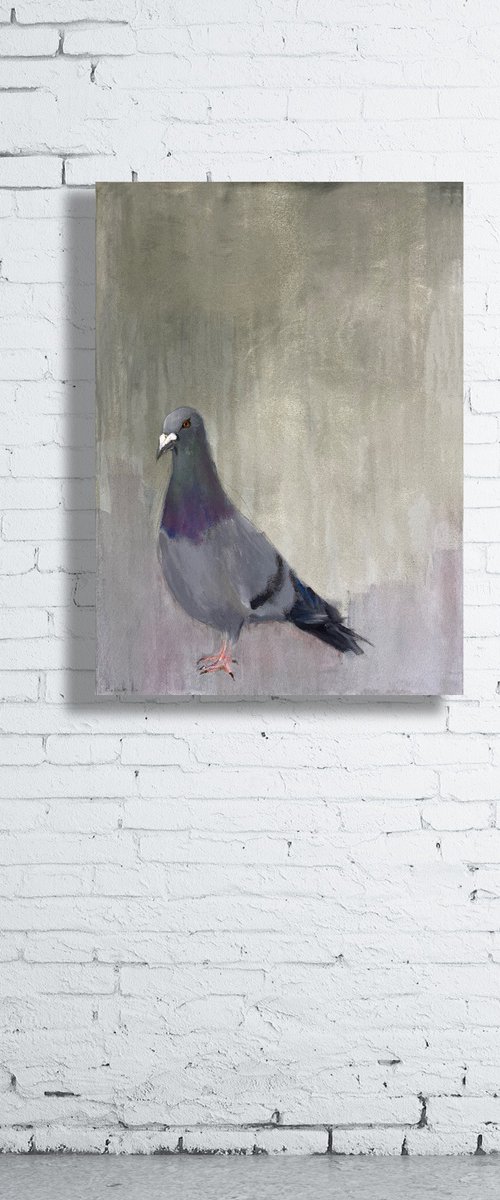 David the Pigeon by Anna Lockwood