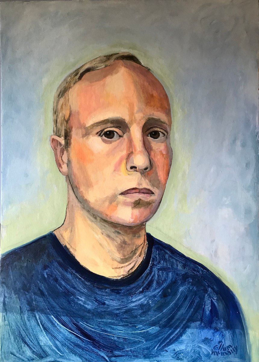 Portrait of Rob Rinder by Christine Callum McInally