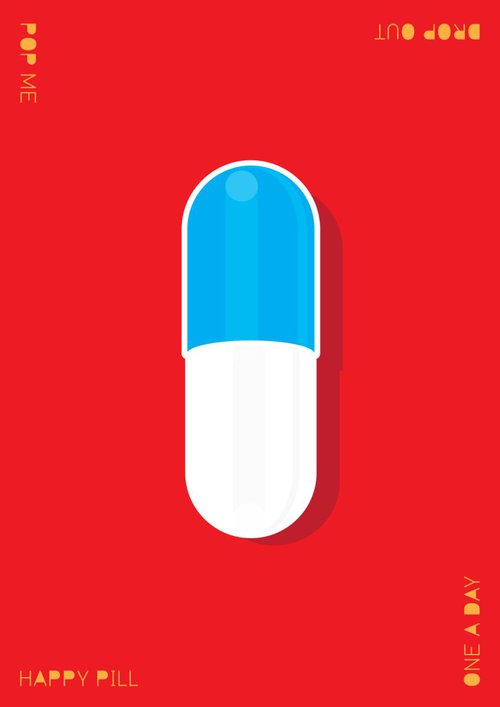 happy pill by David Gill
