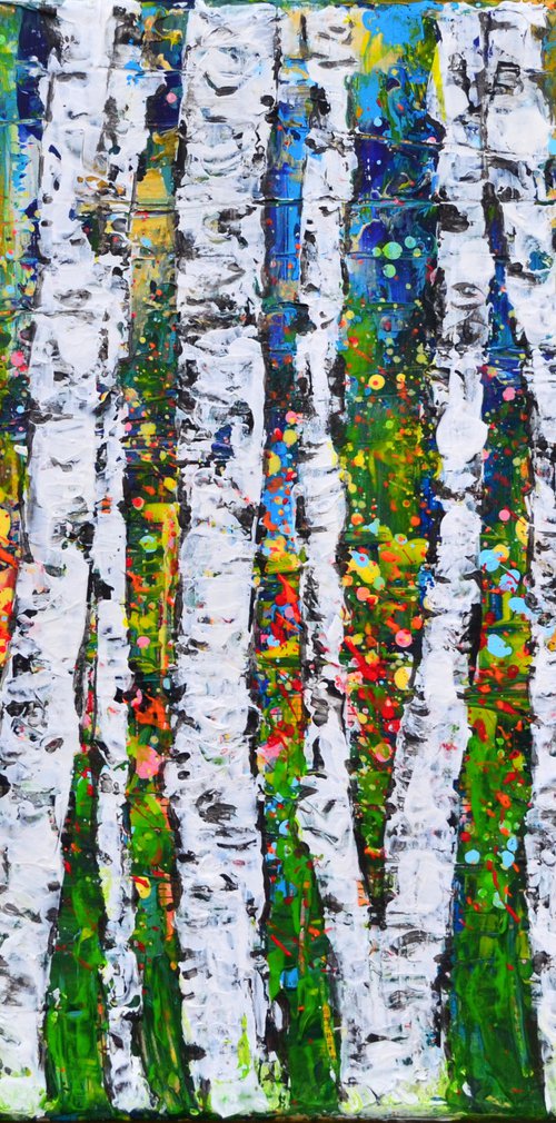 Aspen Trees 01 by Misty Lady - M. Nierobisz