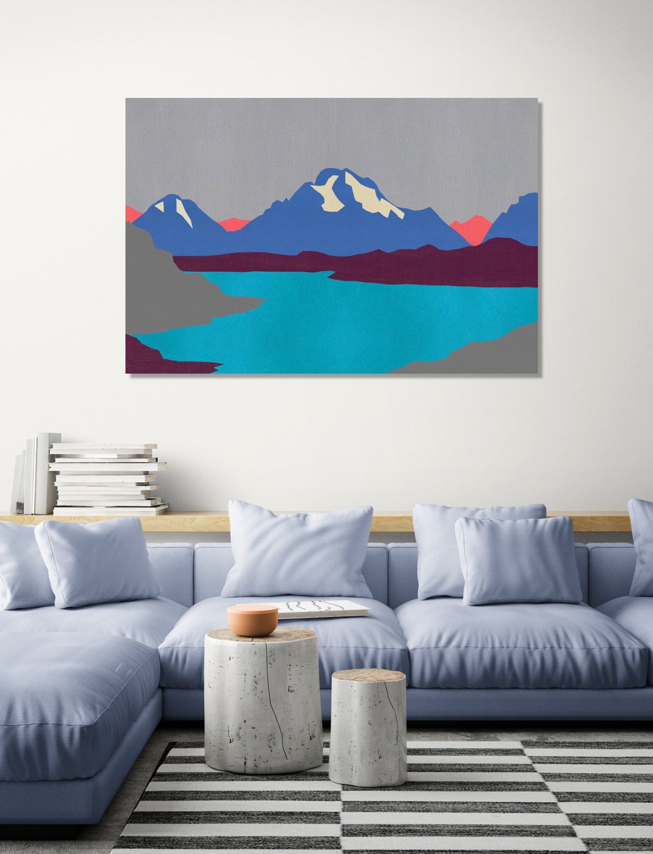  Grand Teton #02 By Marina Krylova, 47 X 31, Artwork For Sale On Artfinder