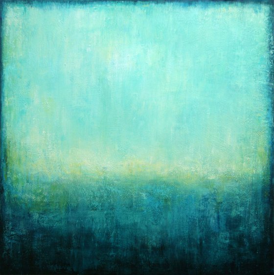 Abstract Turquoise Landscape IV