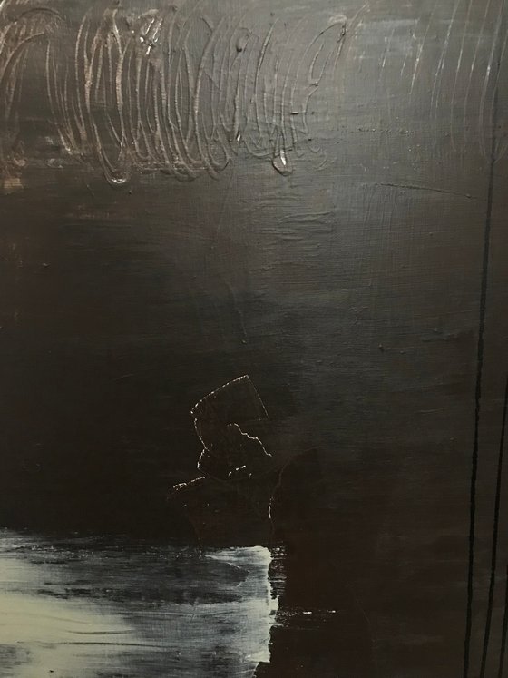 Seen In The Sky Minimalist Painting