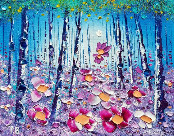 "Misty Woods & Flowers in Love"