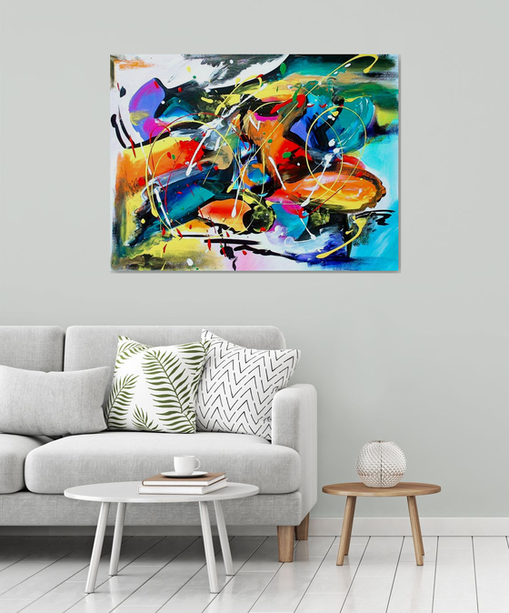 Breakthrough - giclee from stunning original acrylic - on art paper