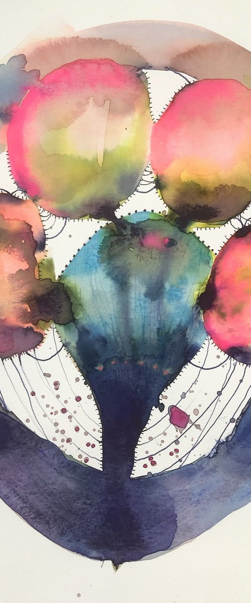 ABSTRAIT WATERCOLOR by Eva Fialka