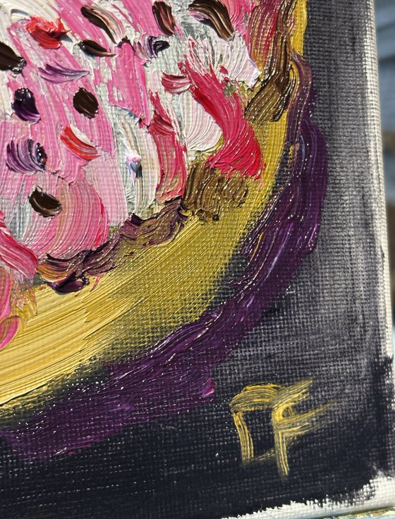 Still Life with Pink Donut