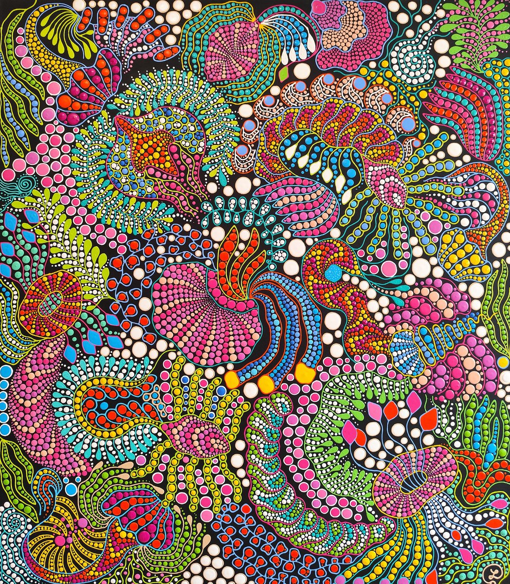 Marine Life By Oxana Lazari, 28 X 31, Artwork For Sale On Artfinder
