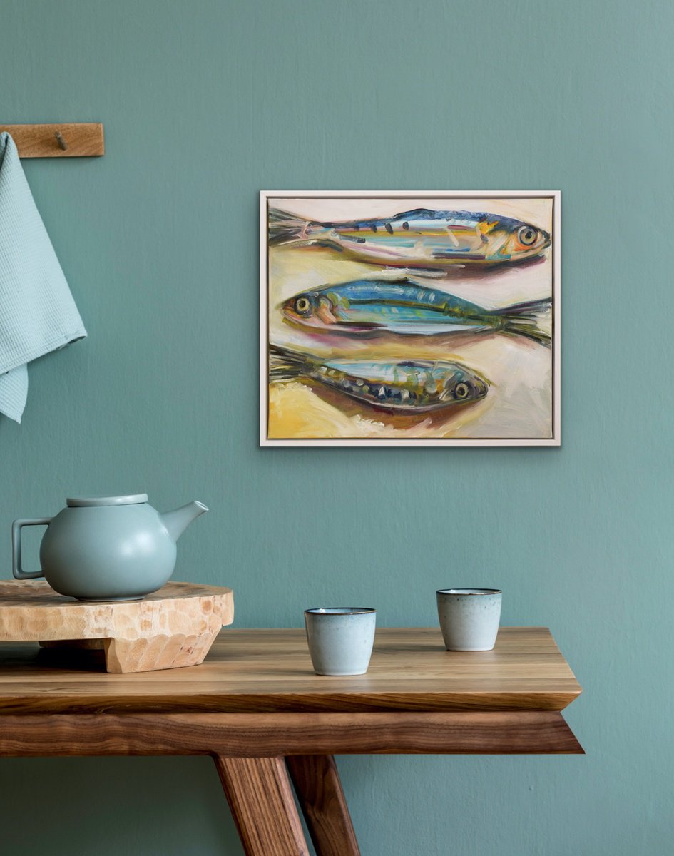 Expressive Animal Oil Painting By Michelle Parsons, 25 X 21", Tfby, Original Artwork