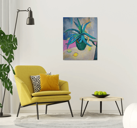 Aloe Vera with lemons