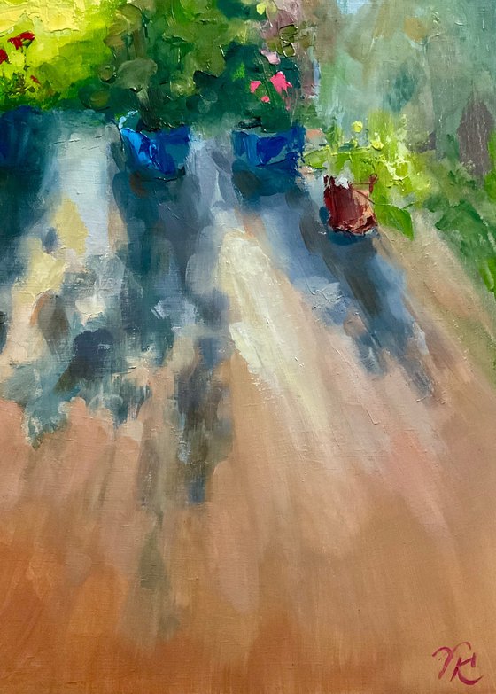 EARLY MORNING IN THE GARDEN