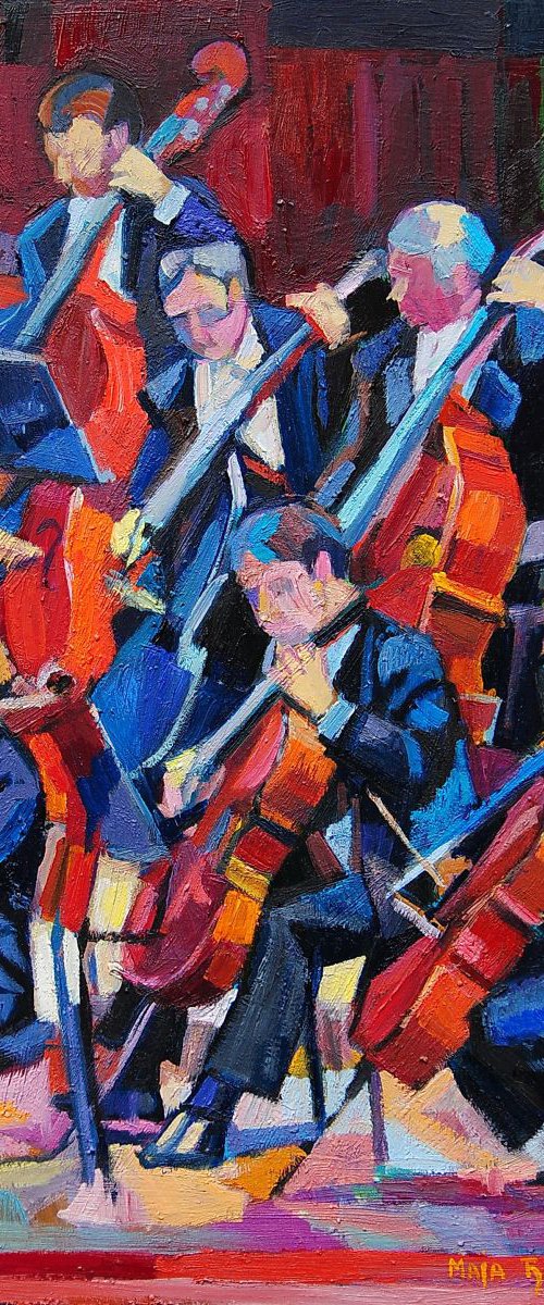 Musicians / At a concert by Maja Đokić Mihajlović