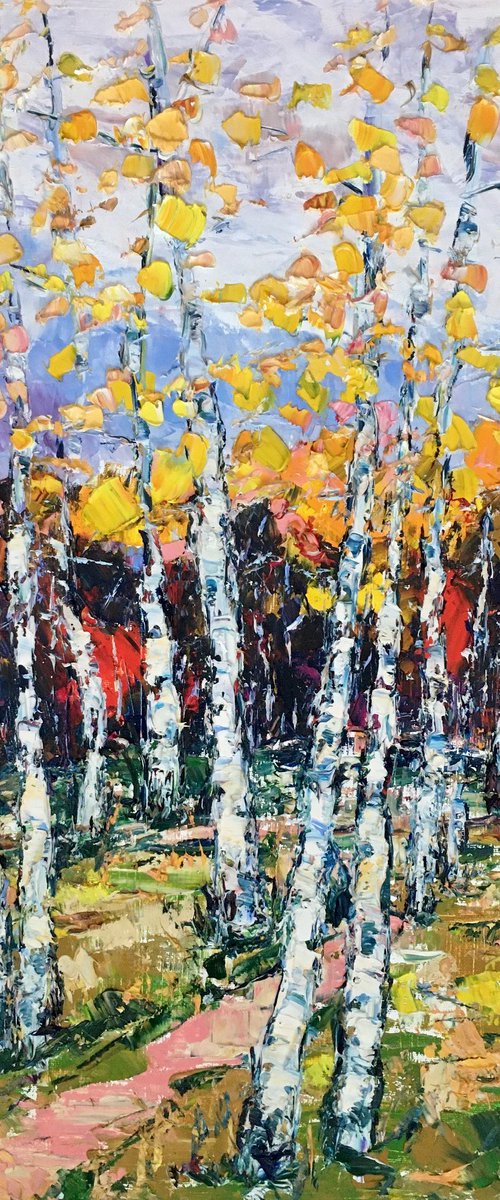 Autumn landscape by Vilma Gataveckienė