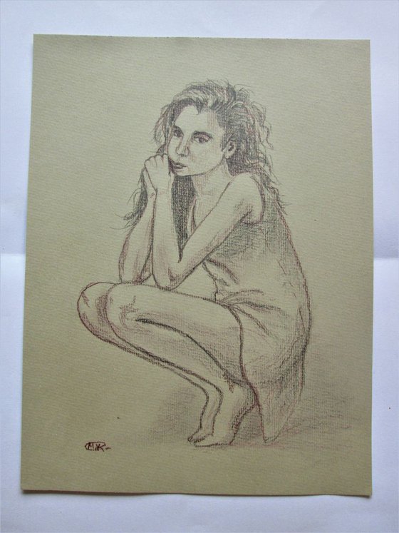 woman sitting