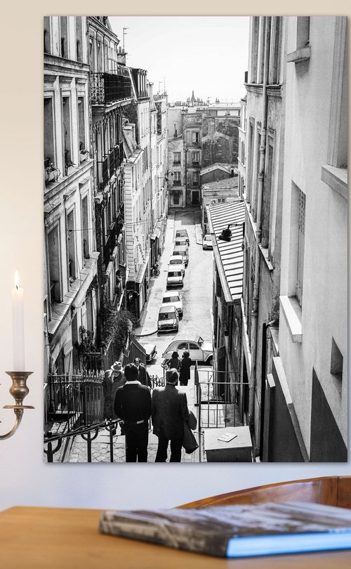 Stairs - Montmartre, Paris by Robbert Frank Hagens