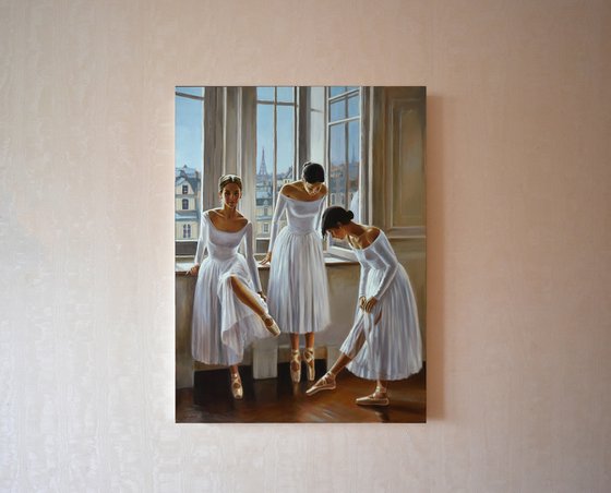 Au studio de danse