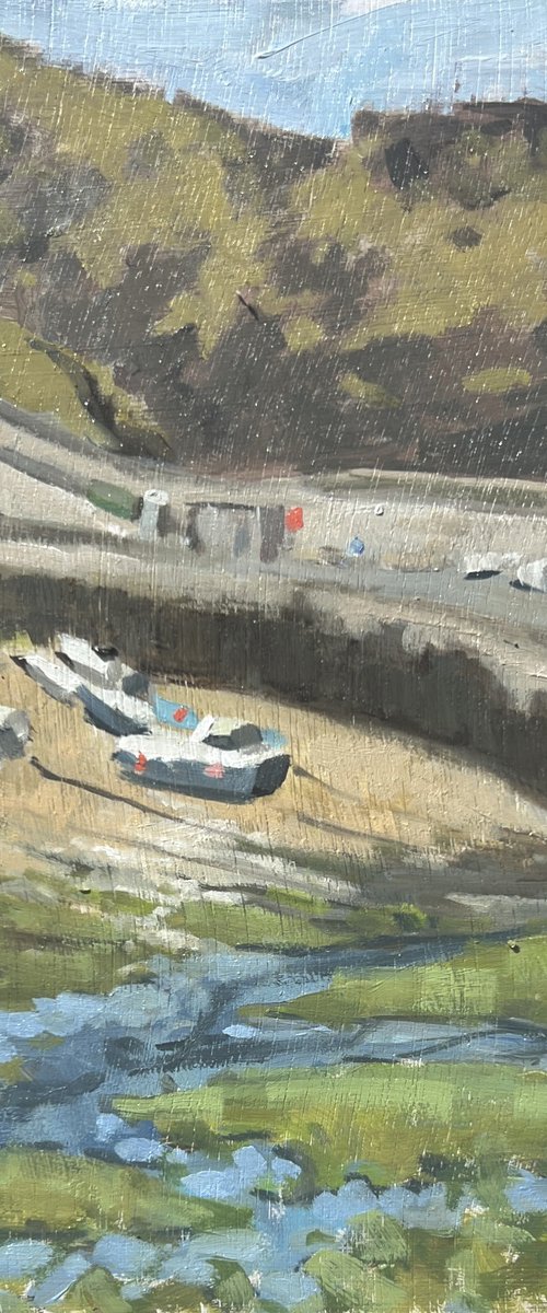 Boscastle harbour by Louise Gillard
