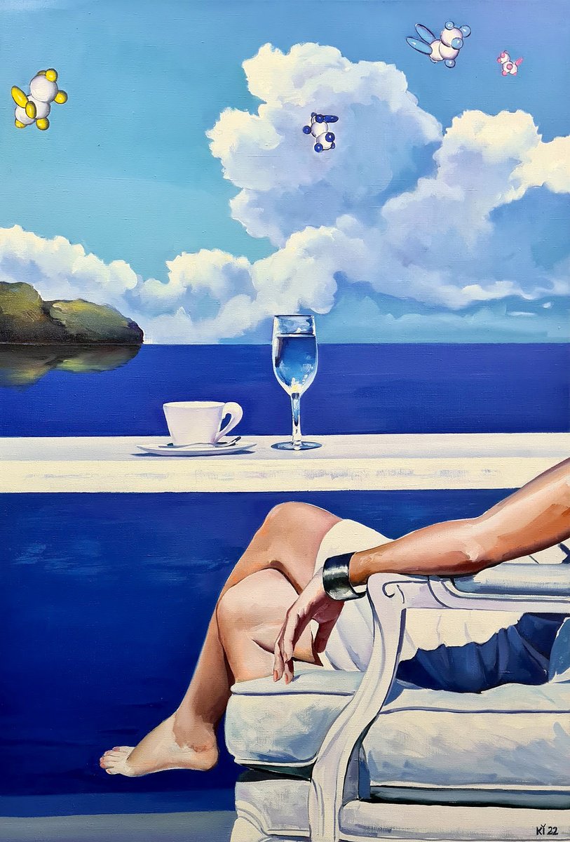 Impressionistic Landscape Oil Painting By Igor Konovalov, 30 X 43, The Velvet Season, Original Artwork