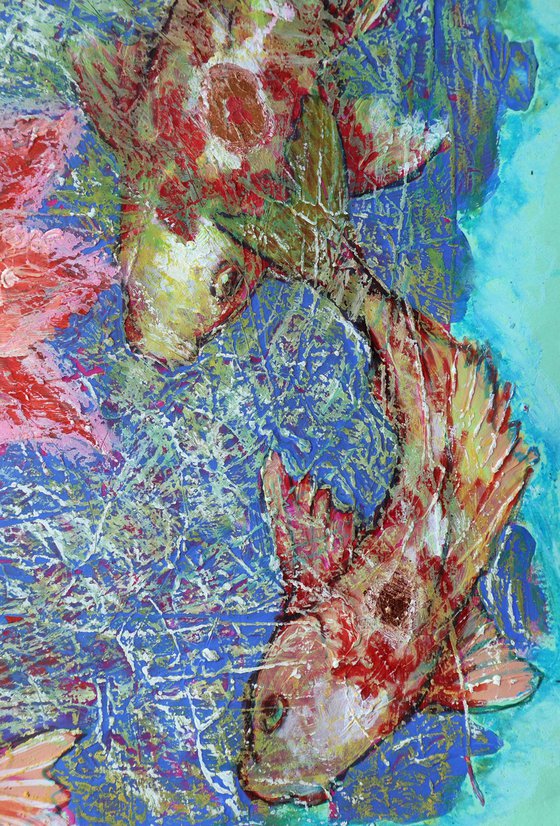 Fantasy with Flowers 332. paper 59x42cm