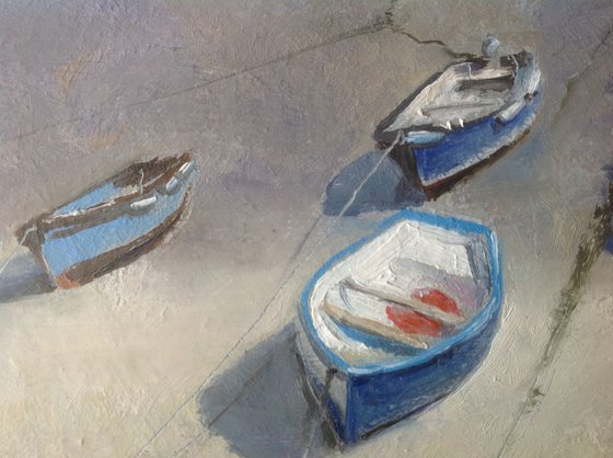 Boats on the sand, St. Ives