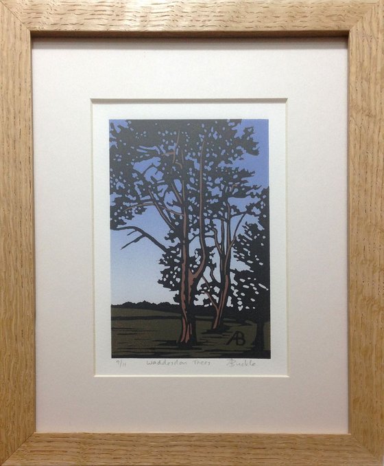 Waddesdon Trees, framed